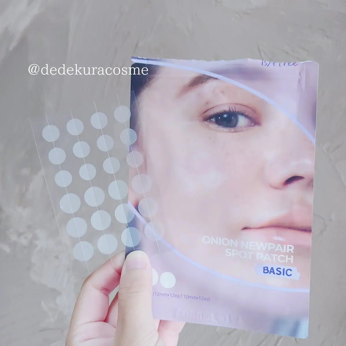 オニオン ニューペア スポットパッチ ベーシック/Isntree/にきびパッチを使ったクチコミ（2枚目）
