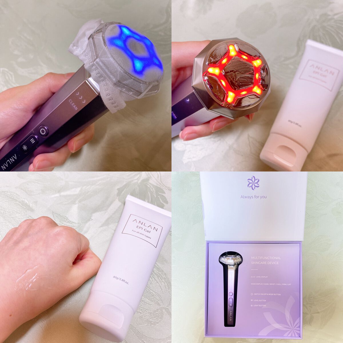 RF温冷美顔器/ANLAN/美顔器・マッサージを使ったクチコミ（1枚目）