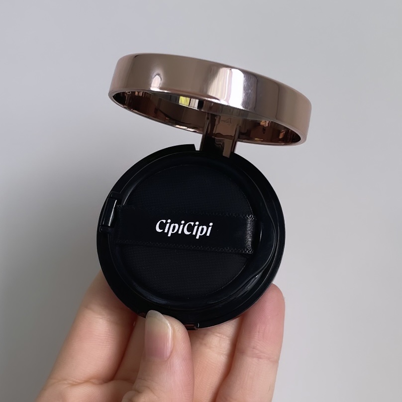 シピシピ フィットスキンクッション 01 ライトベージュ（ミニ）/CipiCipi/クッションファンデーションを使ったクチコミ（2枚目）