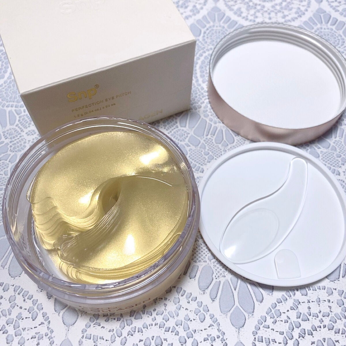 ゴールドコラーゲンパーフェクションアイパッチ/SNP/シートマスク・パックを使ったクチコミ(5枚目)