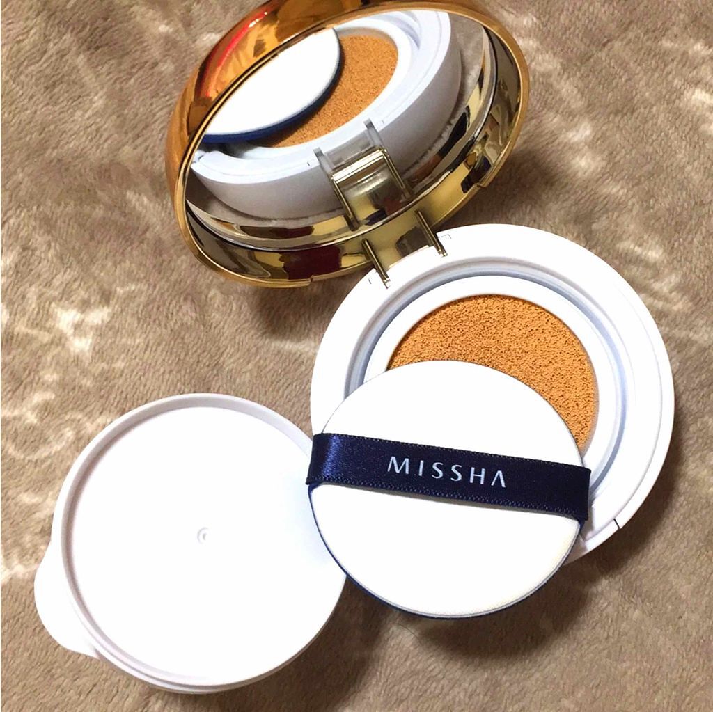 M クッション ファンデーション(モイスチャー)/MISSHA/クッションファンデーションを使ったクチコミ(2枚目)