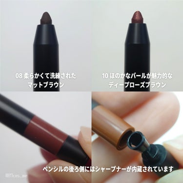 ウォータープルーフペンシルアイライナー 08 MATTE BROWN/SISTER ANN/ペンシルアイライナーを使ったクチコミ（2枚目）