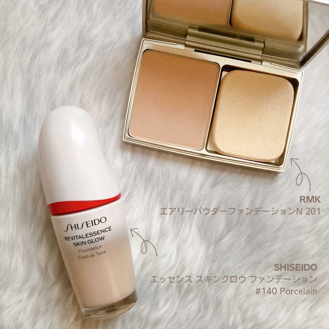 エアリーパウダーファンデーション N/RMK/パウダーファンデーションを使ったクチコミ（2枚目）