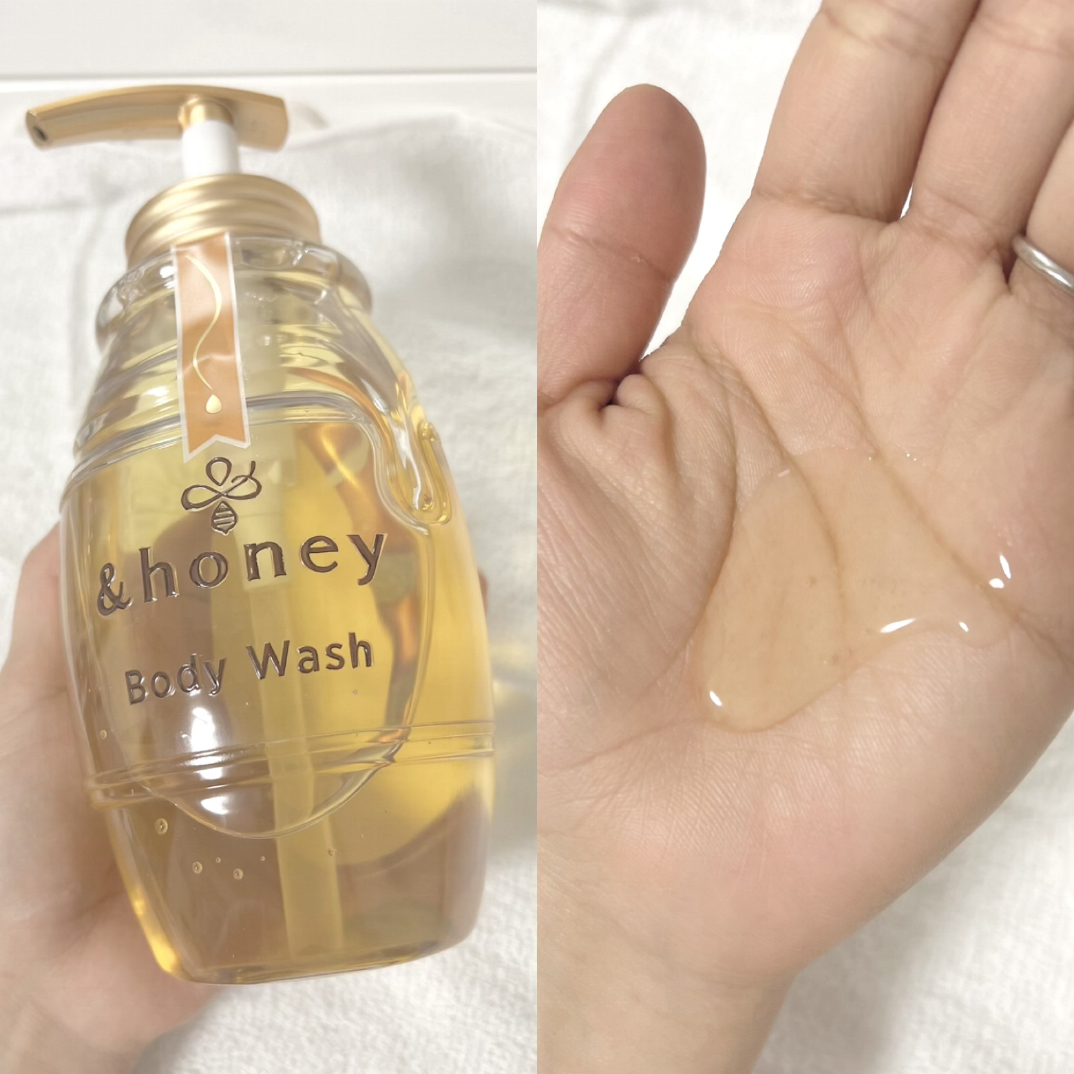 アンドハニー　ディープモイスト ハンドクリーム/&honey/ハンドクリームを使ったクチコミ（2枚目）