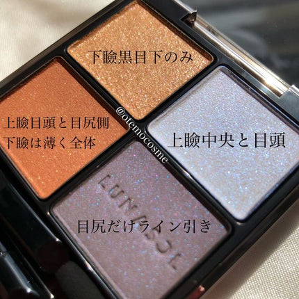 アイカラーレーション/LUNASOL/アイシャドウパレットを使ったクチコミ(5枚目)