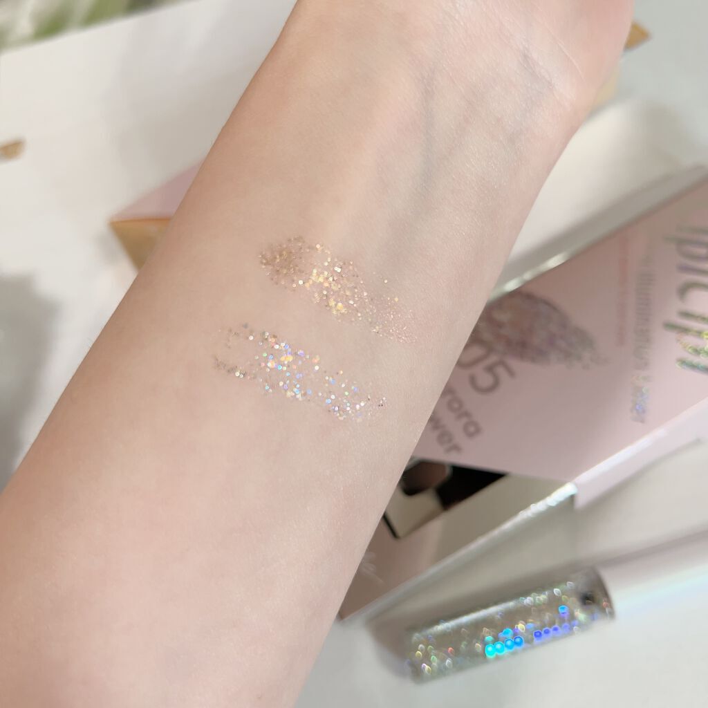 グリッターイルミネーションライナー/CipiCipi/リキッドアイライナーを使ったクチコミ(2枚目)