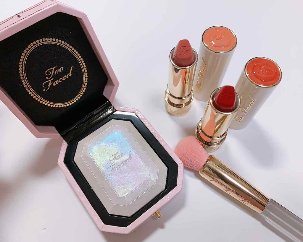 ダイヤモンドライト ハイライター ブラシ/Too Faced/メイクブラシを使ったクチコミ（1枚目）