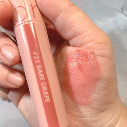 ジューシーラスティングティント/rom&nd/リップティントを使ったクチコミ(5枚目)