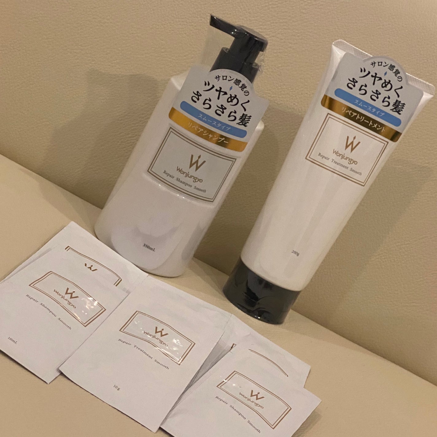 ウォンジョンヨ リペアシャンプー スムース/リペアトリートメント スムース/Wonjungyo/市販シャンプーを使ったクチコミ(3枚目)