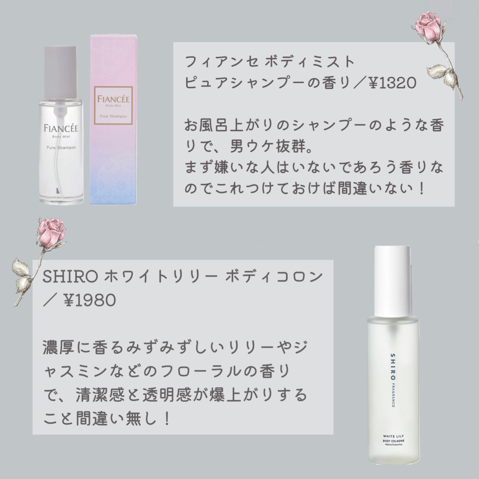 ホワイトリリー ボディコロン/SHIRO/香水(その他)を使ったクチコミ（2枚目）