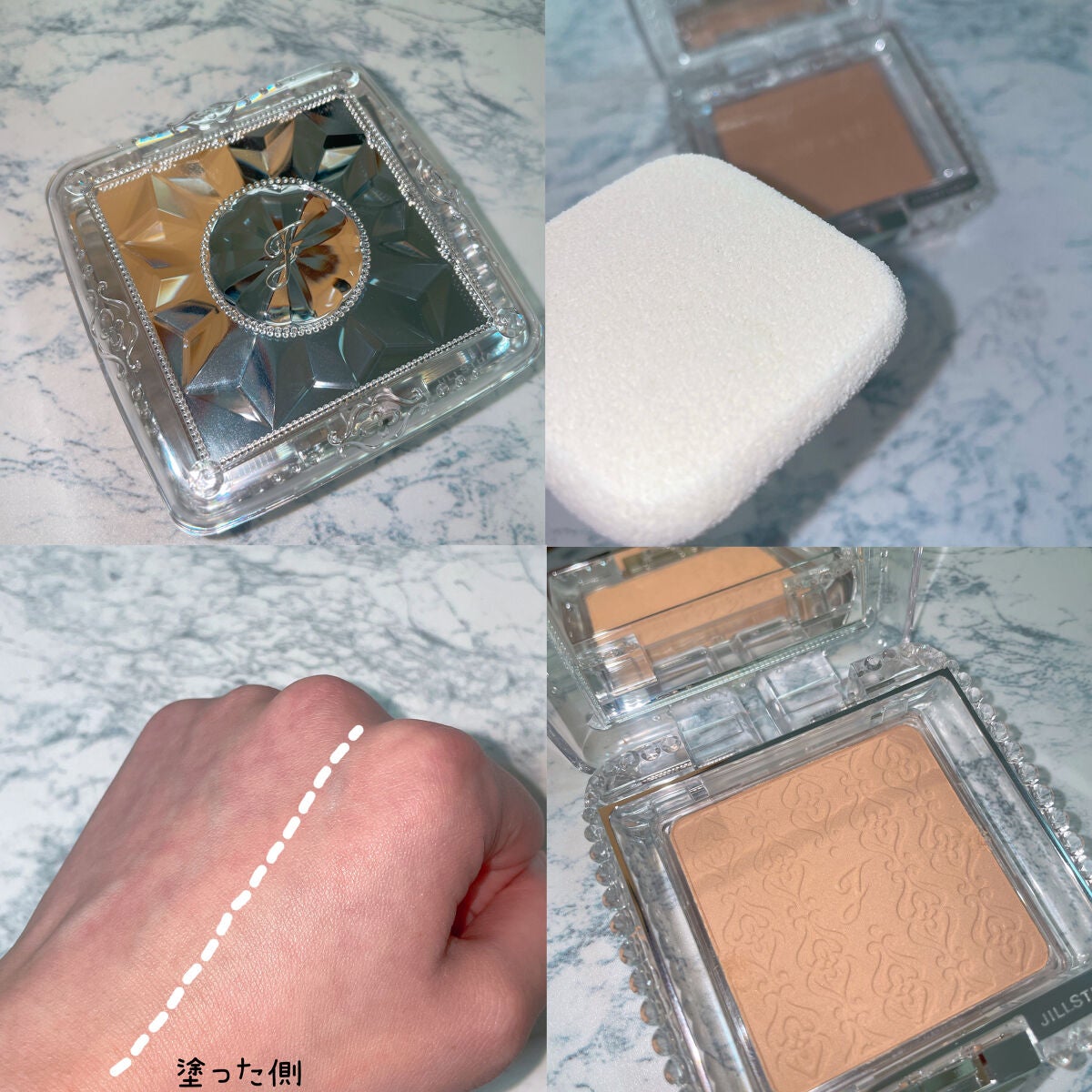 グロウシフォン セラムフィルター/JILL STUART/パウダーファンデーションを使ったクチコミ(5枚目)