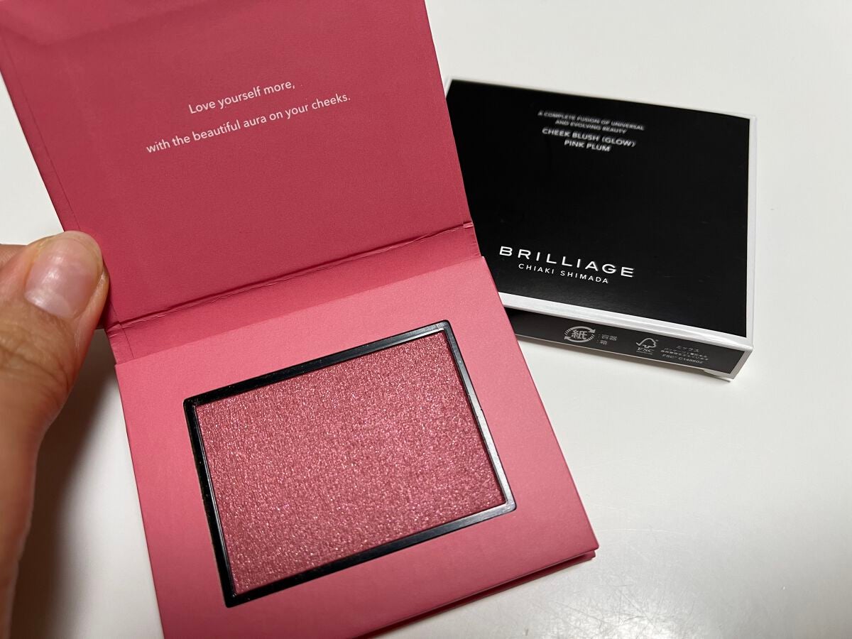 チークブラッシュ(グロウ)/ブリリアージュ/パウダーチークを使ったクチコミ(1枚目)