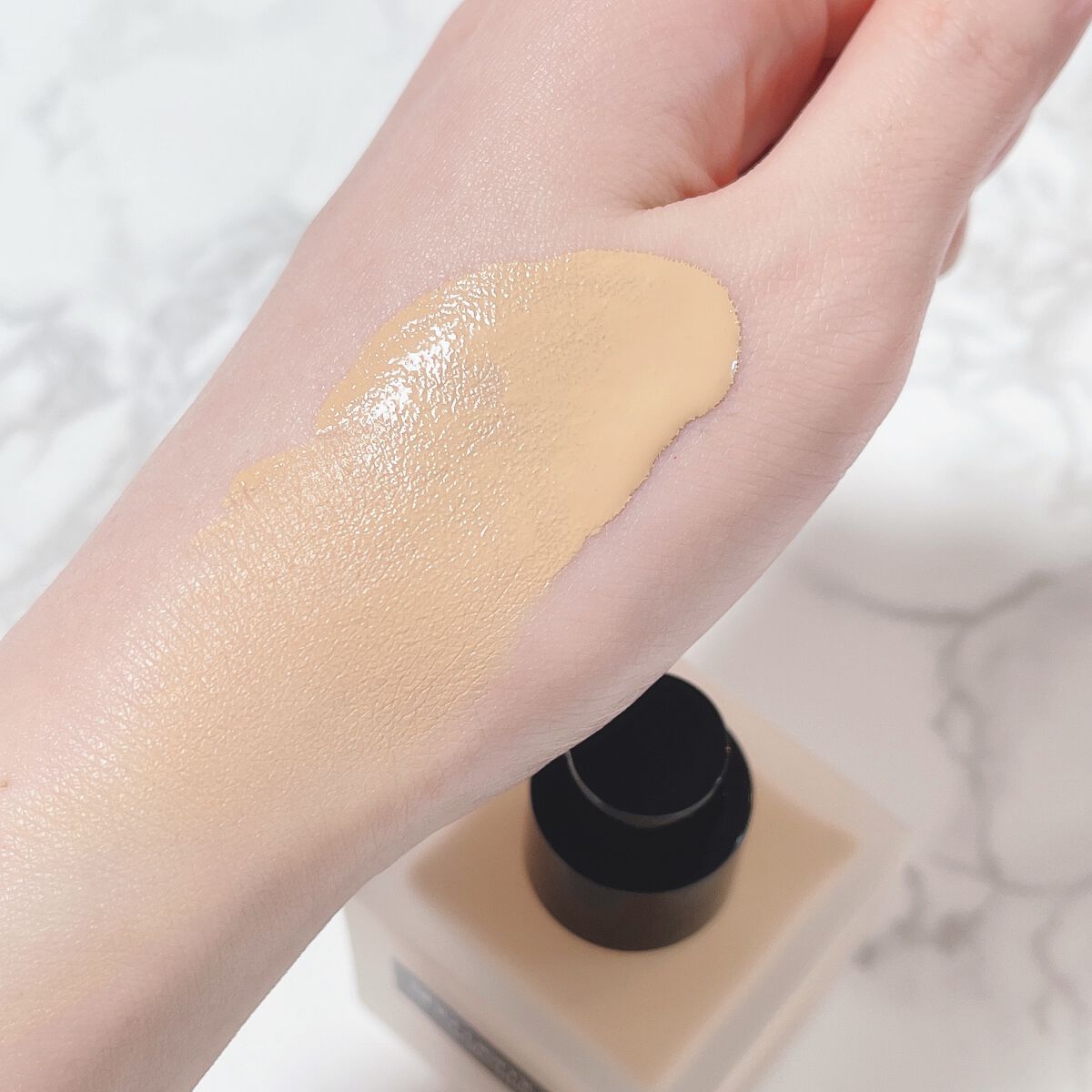 (旧)アンリミテッド ラスティング フルイド/shu uemura/リキッドファンデーションを使ったクチコミ(3枚目)