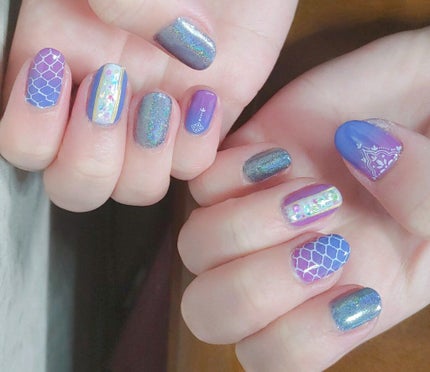 ジェルネイル(ライト対応)/セリア/ジェルネイルを使ったクチコミ(2枚目)