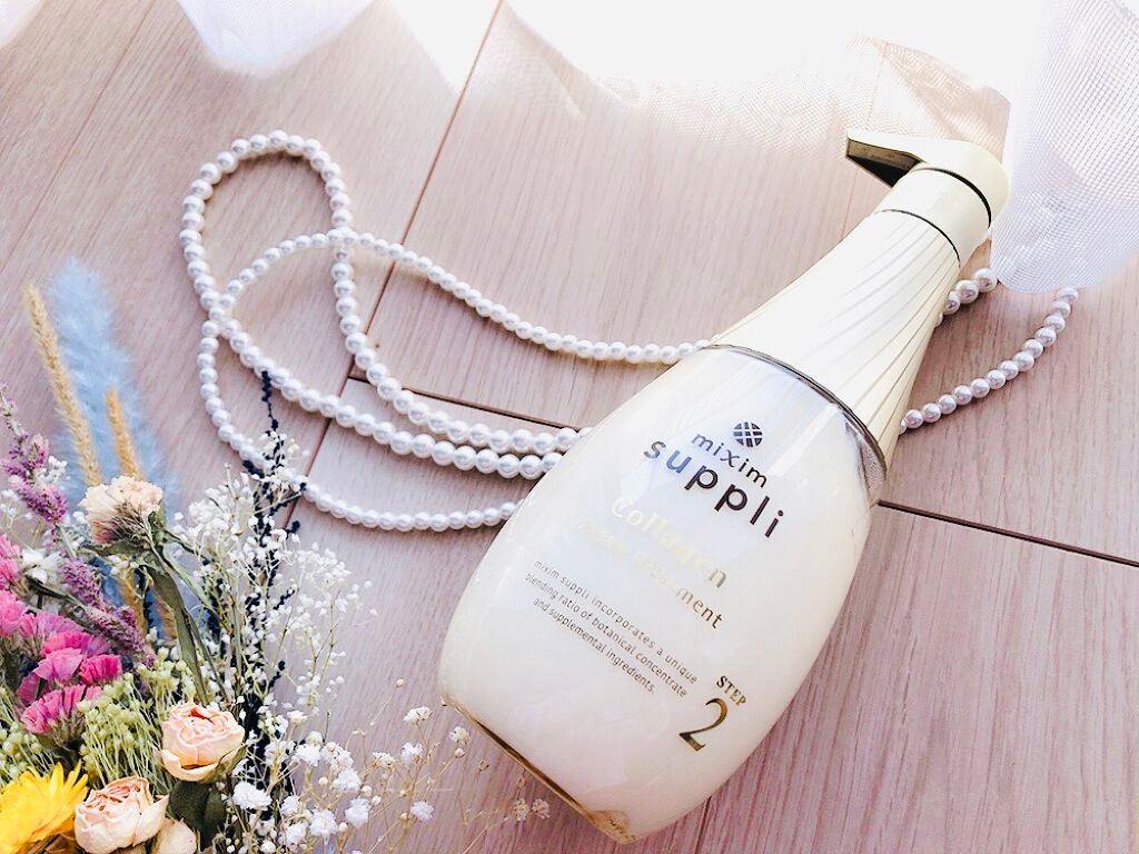 ビタミン リペアシャンプー/コラーゲン リペアヘアトリートメント/mixim suppli/市販シャンプーを使ったクチコミ(2枚目)