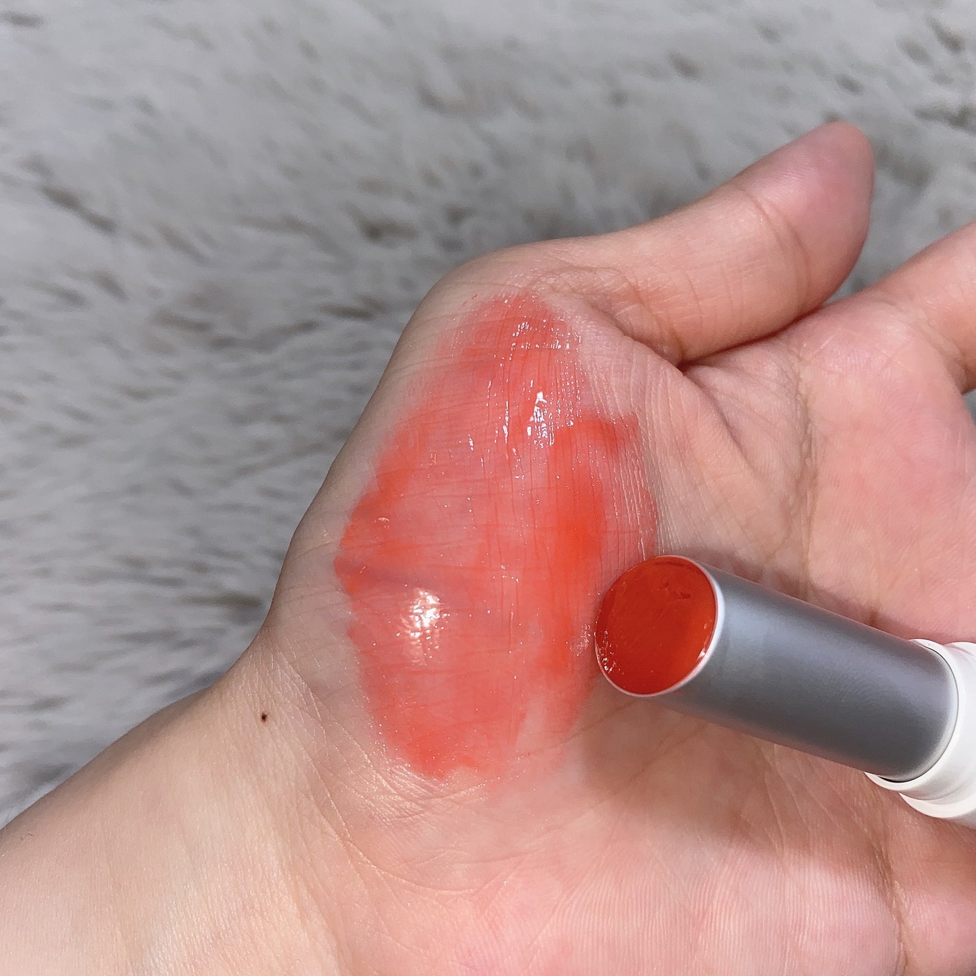 グラスティングメルティングバーム/rom&nd/リップバームを使ったクチコミ(4枚目)