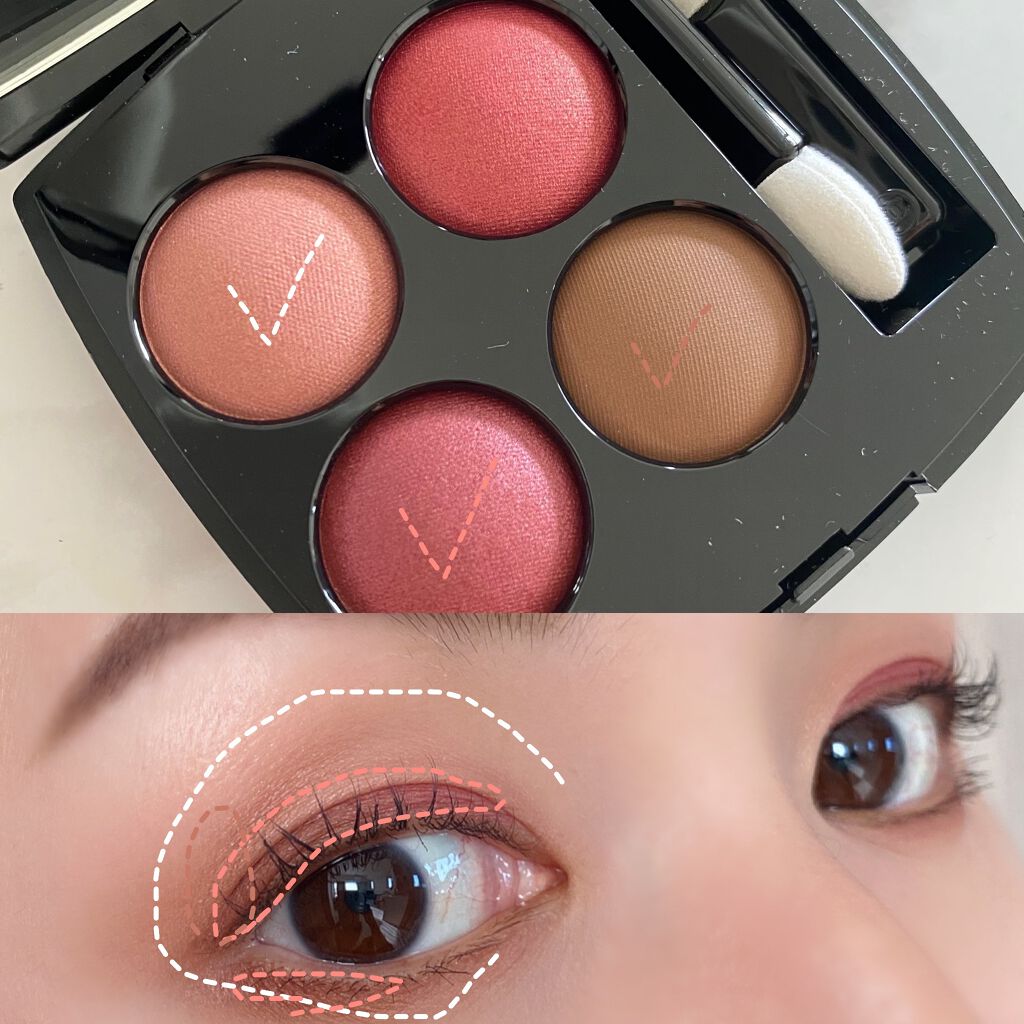 レ キャトル オンブル/CHANEL/アイシャドウパレットを使ったクチコミ(7枚目)