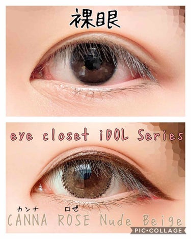 eye closet iDOL Series CANNA ROSE 1day ラベンダーグレー/EYE CLOSET/ワンデー（１DAY）カラコンを使ったクチコミ（2枚目）