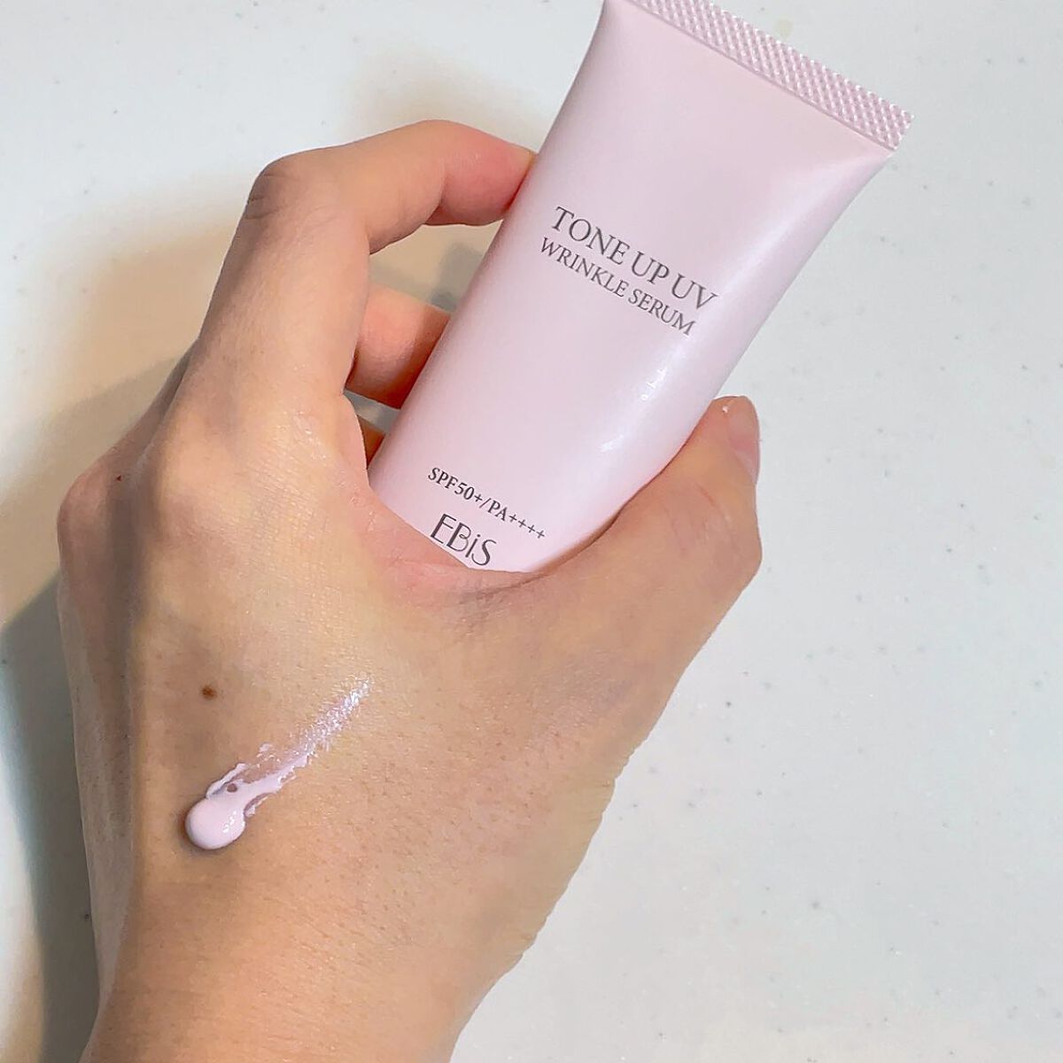 トーンアップUVリンクルセラム/EBiS化粧品/化粧下地を使ったクチコミ(3枚目)