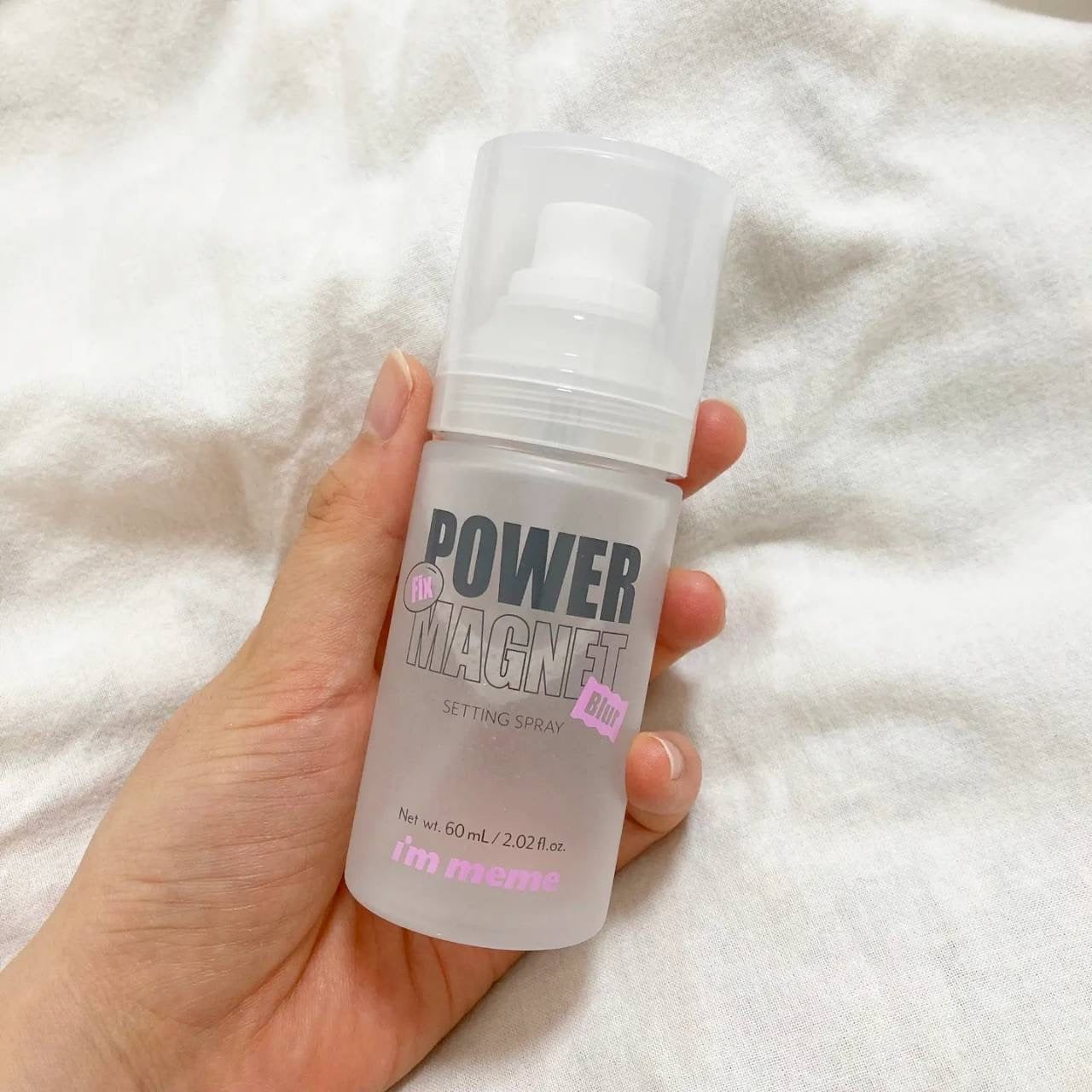 パワーマグネットセッティングスプレー/i’m meme/フィックスミストを使ったクチコミ(1枚目)