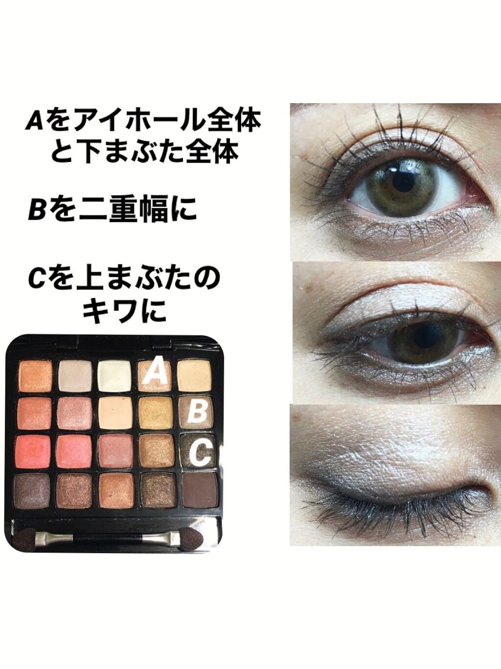 トゥエンティカラーズ/ディアローラ/アイシャドウパレットを使ったクチコミ(2枚目)