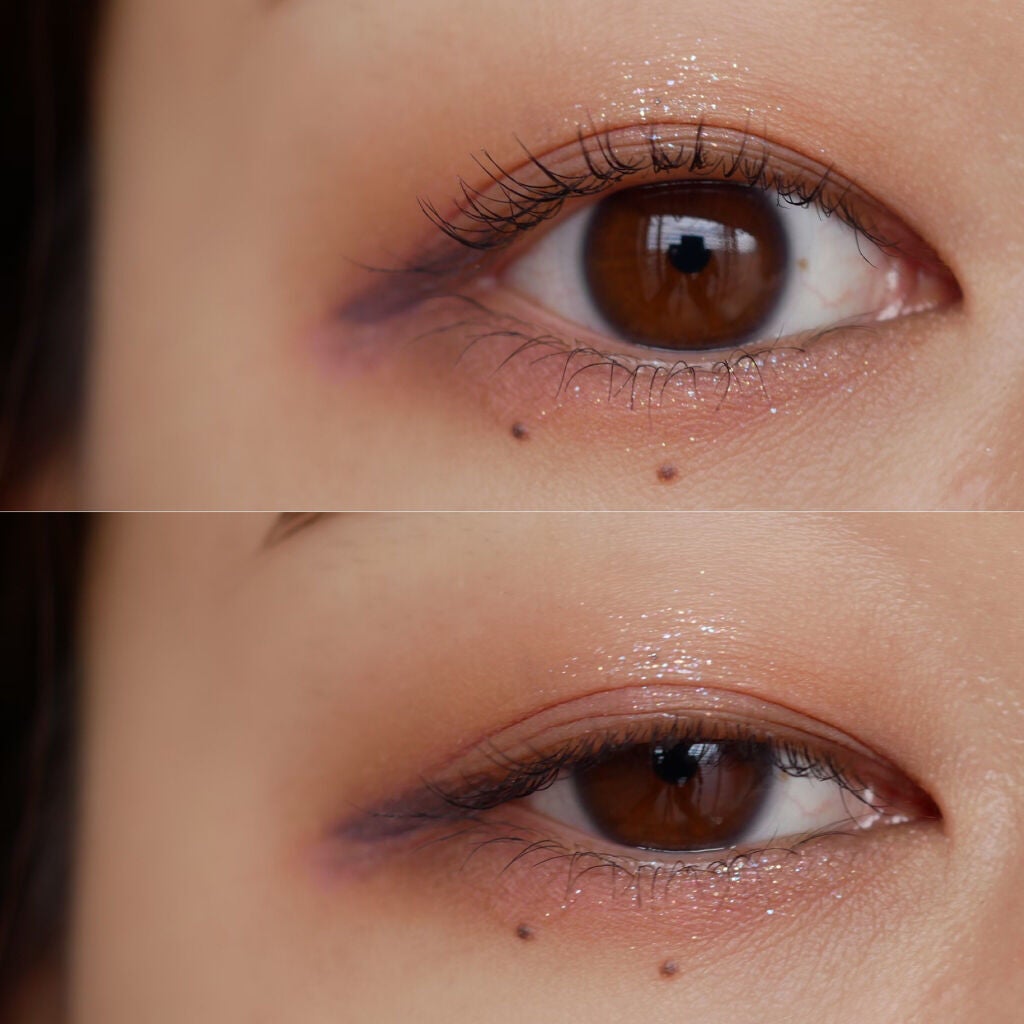 グリッター シャドウ カラー/rom&nd/グリッターを使ったクチコミ(8枚目)