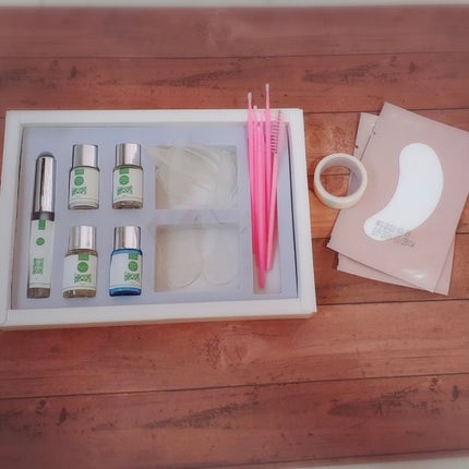 EYE2IN 低刺激 セルフプロ用 まつげパーマ 3種 セット/Qoo10/その他キットセットを使ったクチコミ(2枚目)