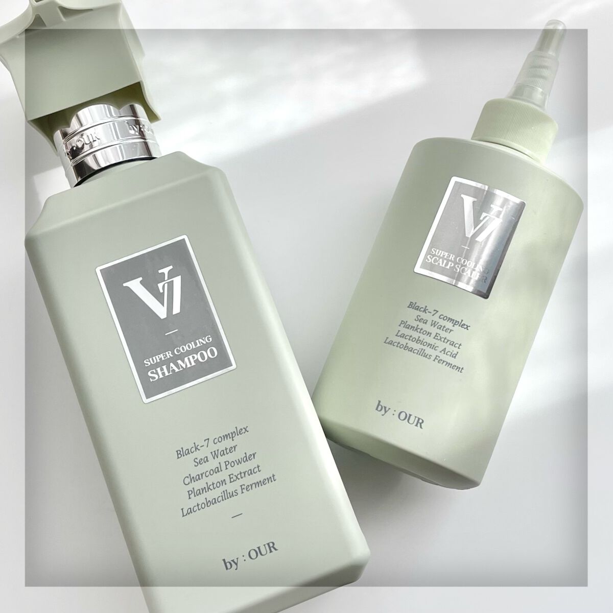 V7 スーパークーリング シャンプー 500ml/by : OUR/サロンシャンプーを使ったクチコミ（1枚目）