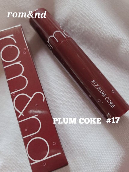 ジューシーラスティングティント/rom&nd/リップティントを使ったクチコミ(1枚目)