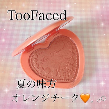 ラブ フラッシュ ロングラスティング 16H ブラッシュ/Too Faced/パウダーチークを使ったクチコミ（1枚目）