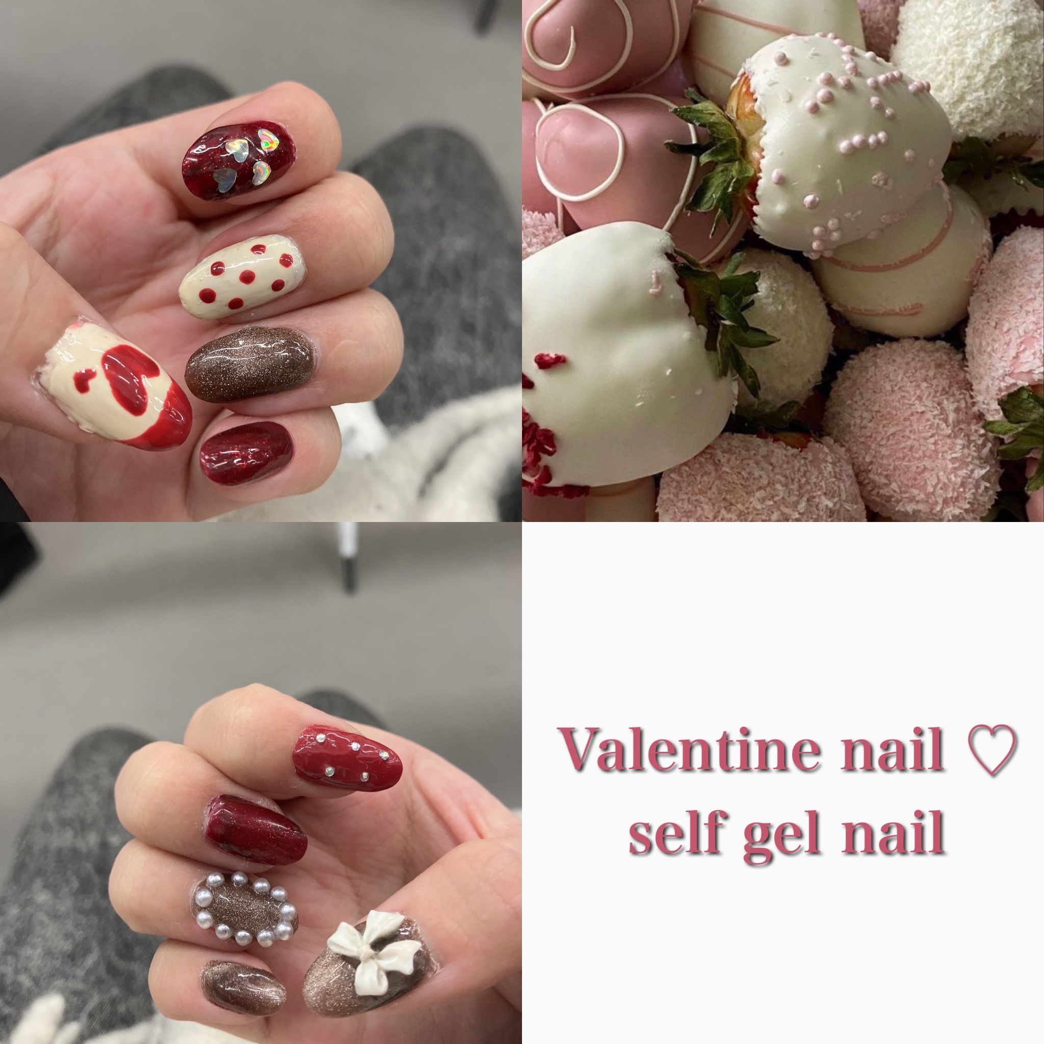 パル カラージェル ダークレッド/キャンドゥ/ジェルネイルを使ったクチコミ（1枚目）