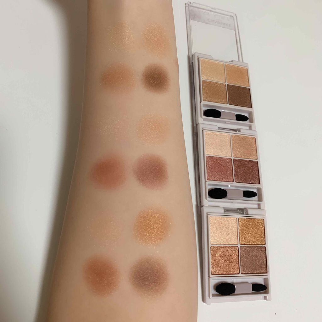 シルキースフレアイズ/キャンメイク/アイシャドウパレットを使ったクチコミ(2枚目)