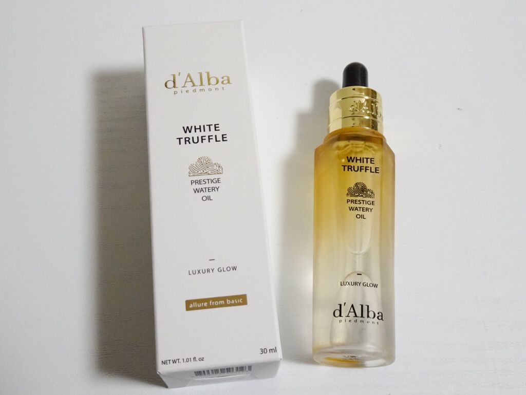 ホワイトトリュフプレステージウォータリーオイル/ダルバ/フェイスオイルを使ったクチコミ（2枚目）