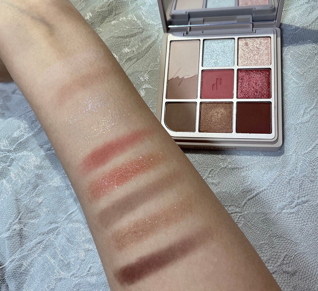 ドットオンムードアイパレット/Heart Percent/アイシャドウパレットを使ったクチコミ(4枚目)