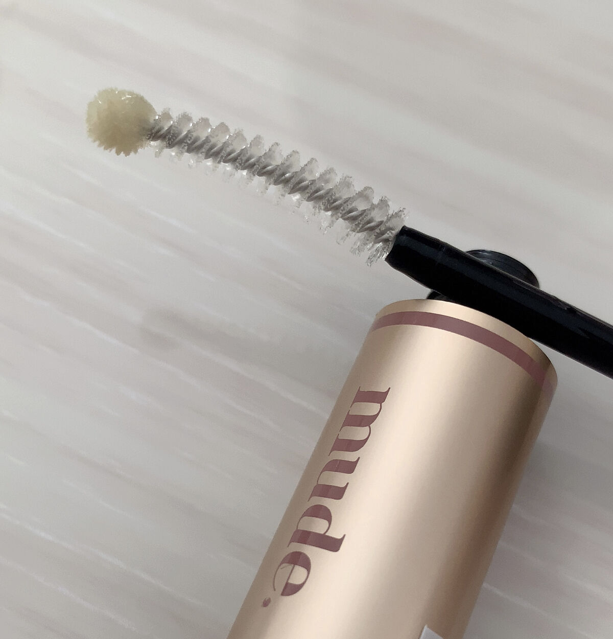 トゥルーアイラッシュセラム/mude./まつげ美容液を使ったクチコミ（3枚目）