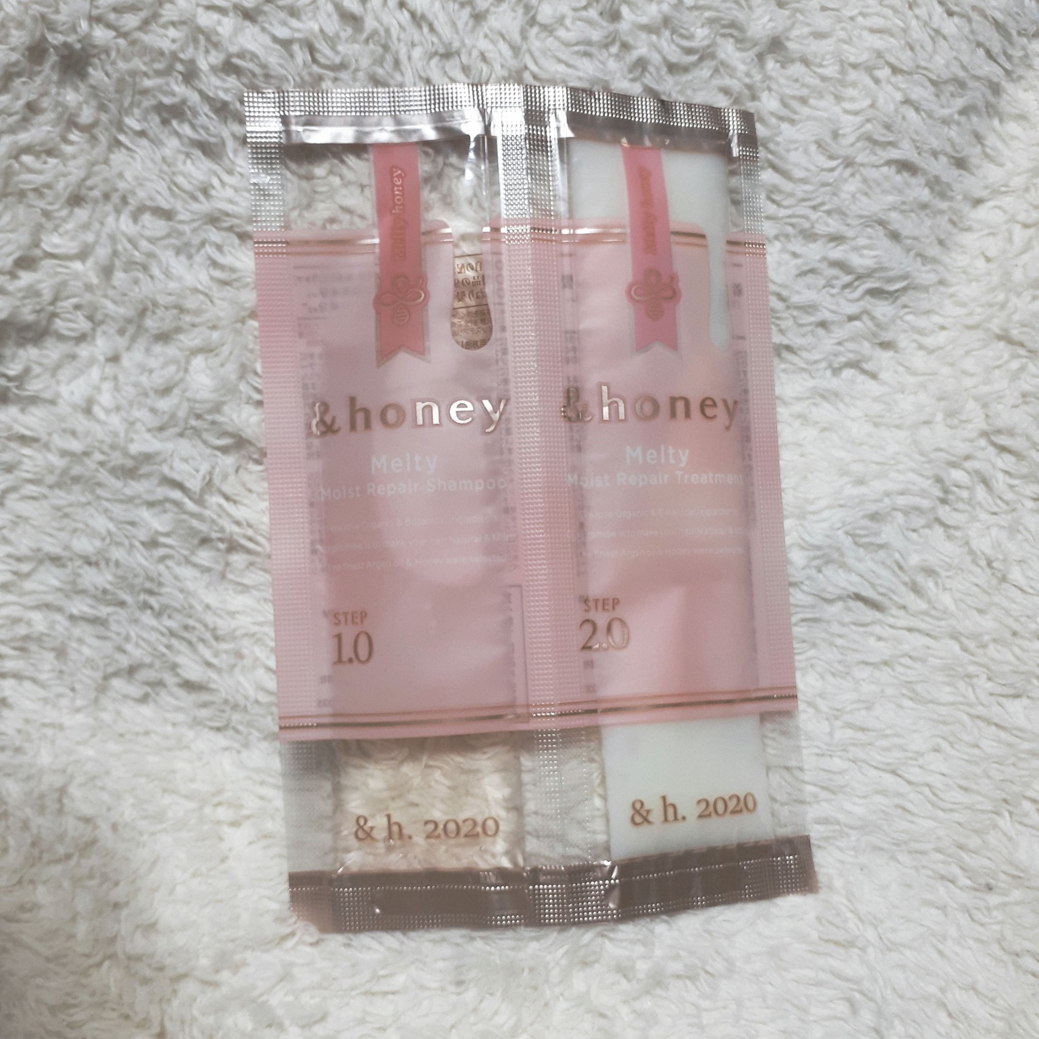 &honey Melty モイストリペア シャンプー1.0／モイストリペア ヘアトリートメント2.0/&honey/市販シャンプーを使ったクチコミ（1枚目）