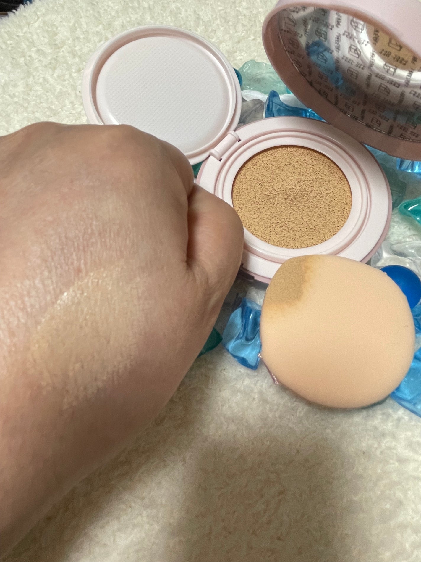 フィットグロウクッション/キャンメイク/クッションファンデーションを使ったクチコミ(6枚目)