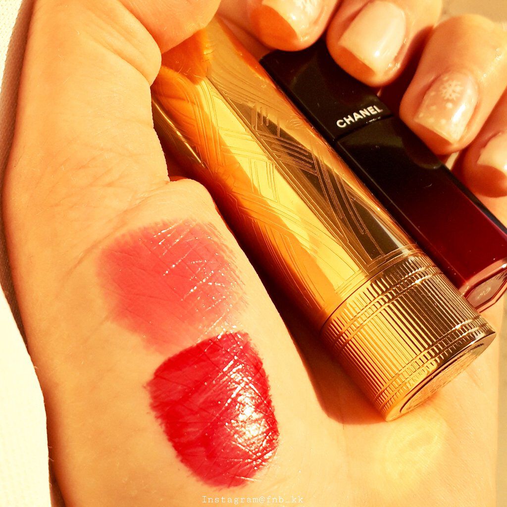 グッチ ルージュ ア レーヴル サタン/GUCCI beauty/口紅を使ったクチコミ（3枚目）