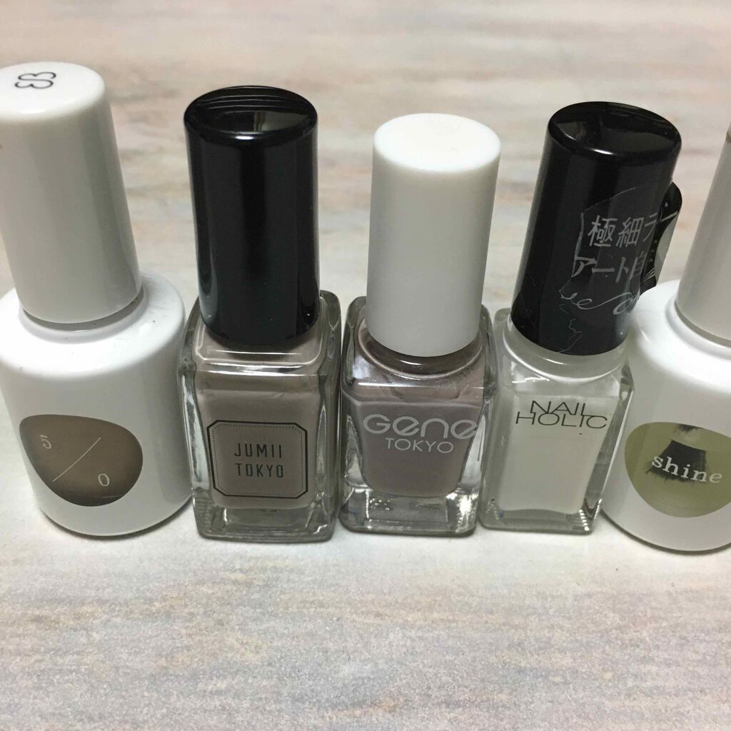 カラーベースコート ゼロ 5／0/uka/オールインワンネイルを使ったクチコミ（3枚目）