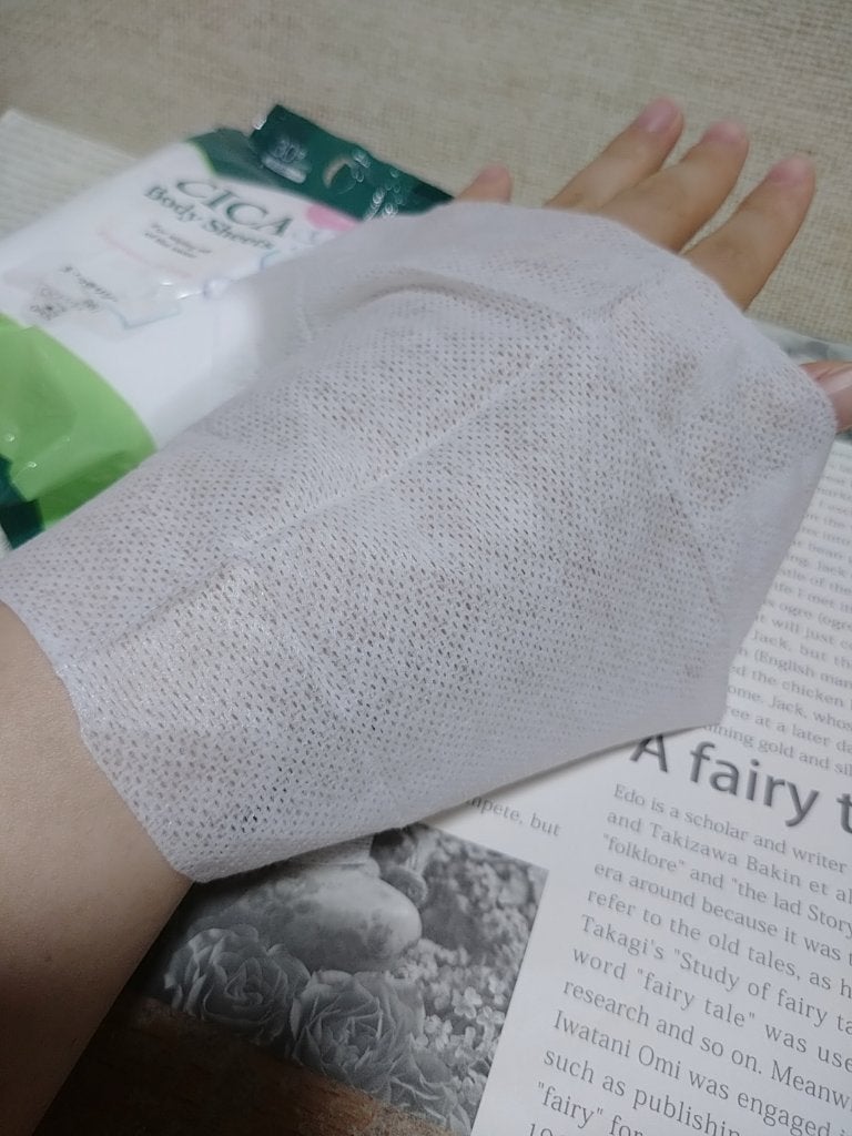 肌すっきりシート CICA配合/DAISO/ボディシートを使ったクチコミ(2枚目)