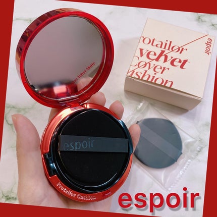 プロテーラービーベルベットカバークッション/espoir/クッションファンデーションを使ったクチコミ(1枚目)
