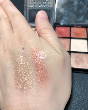 UR GLAM　BLOOMING EYE COLOR PALETTE/U R GLAM/アイシャドウパレットを使ったクチコミ（3枚目）