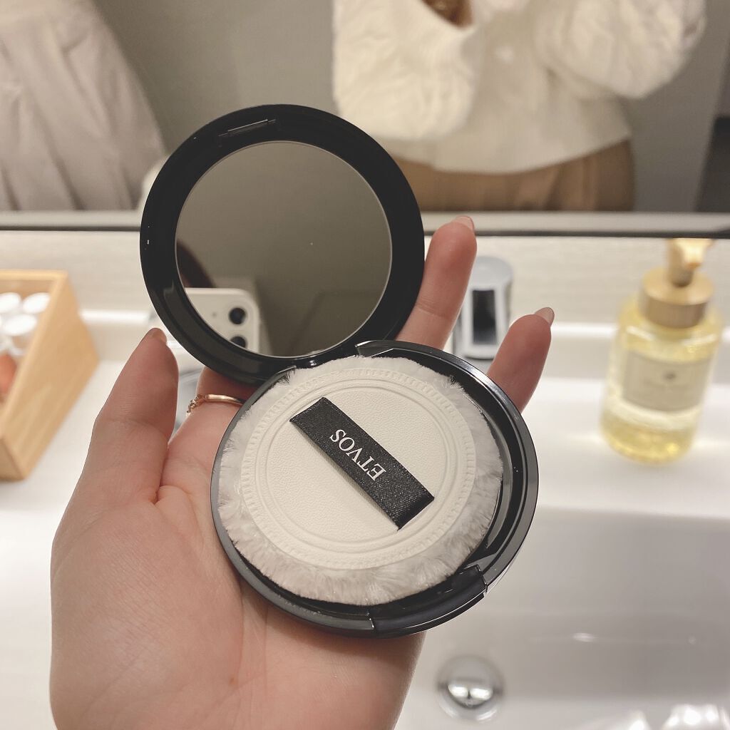 ミネラルシルキーベール/エトヴォス/プレストパウダーを使ったクチコミ（2枚目）