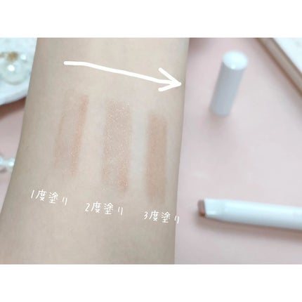 透け感アイシャドウペンシル/ティンカーウィンク/スティックアイシャドウを使ったクチコミ(3枚目)