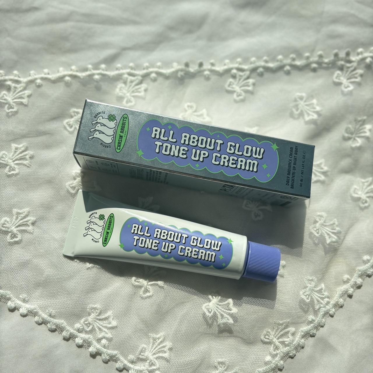 オールアバウトグロウトーンアップクリーム/CHASIN'RABBITS/化粧下地を使ったクチコミ（1枚目）