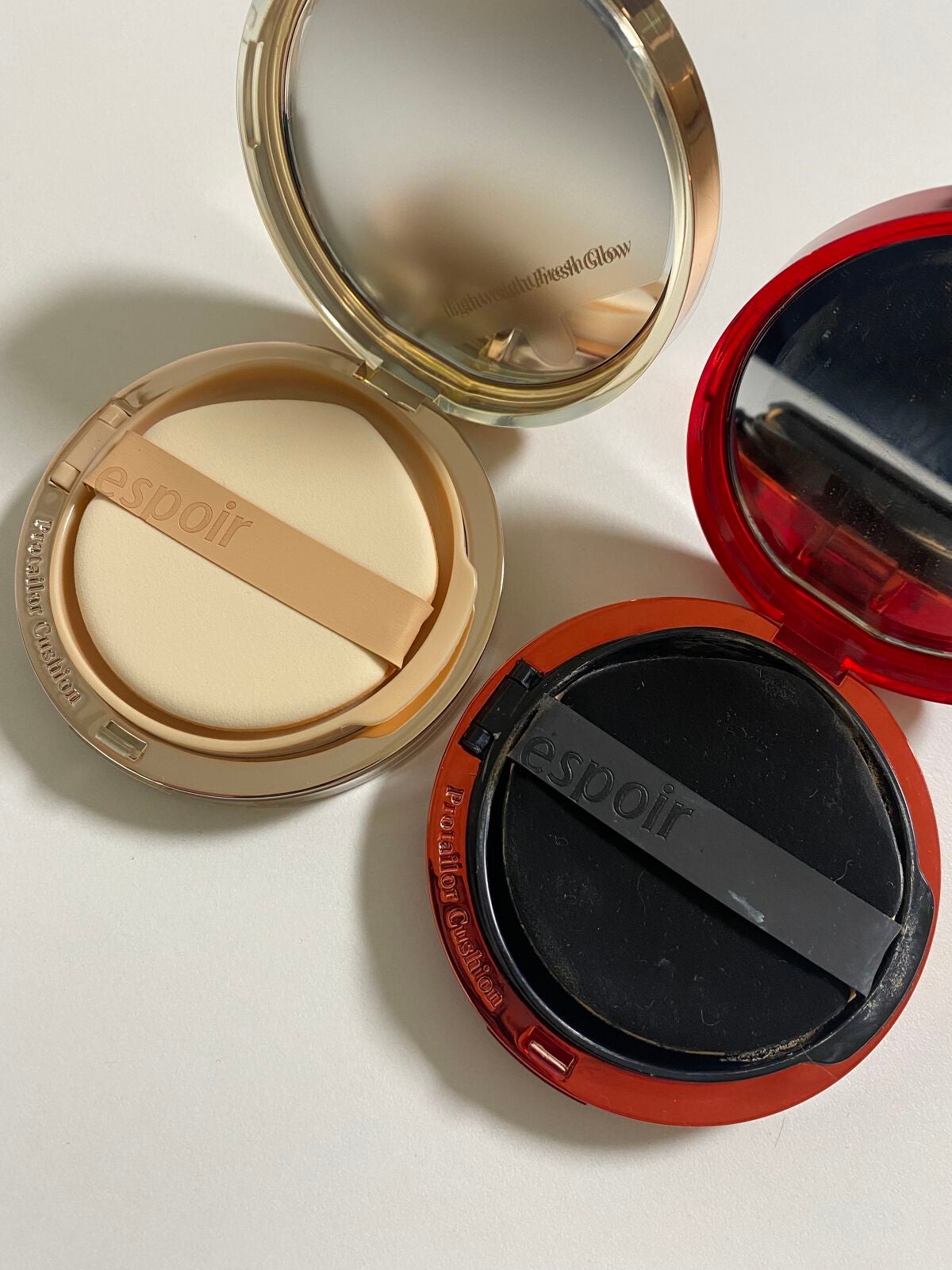 プロテーラービーグロウクッション ニュークラス/espoir/クッションファンデーションを使ったクチコミ(4枚目)