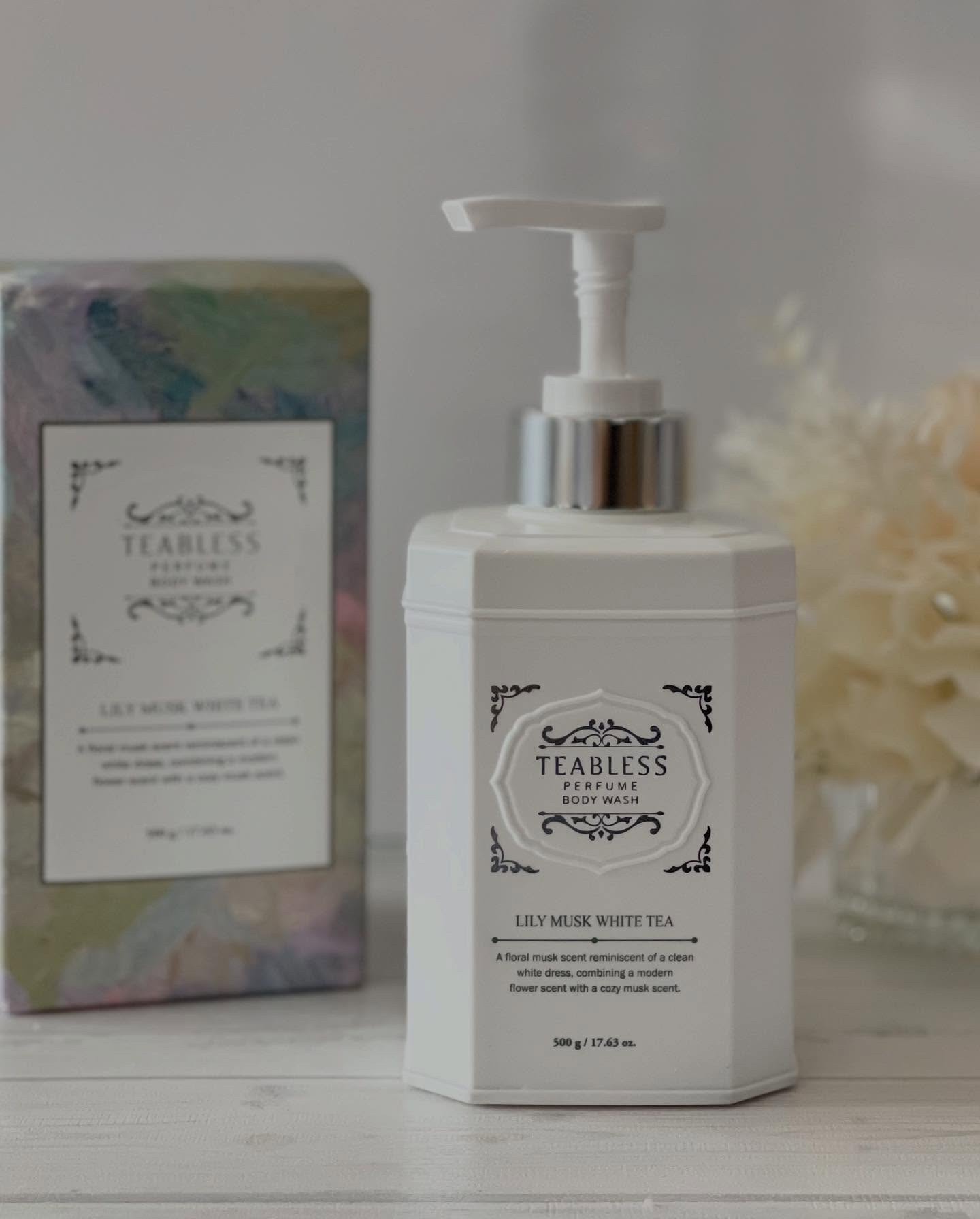 パフュームボディウォッシュ リリームスクホワイトティー/TEABLESS/ボディソープを使ったクチコミ（2枚目）