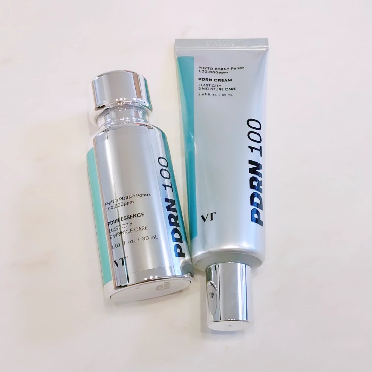 PDRN エッセンスグロウサンパクト/VT/日焼け止めクリームを使ったクチコミ（2枚目）