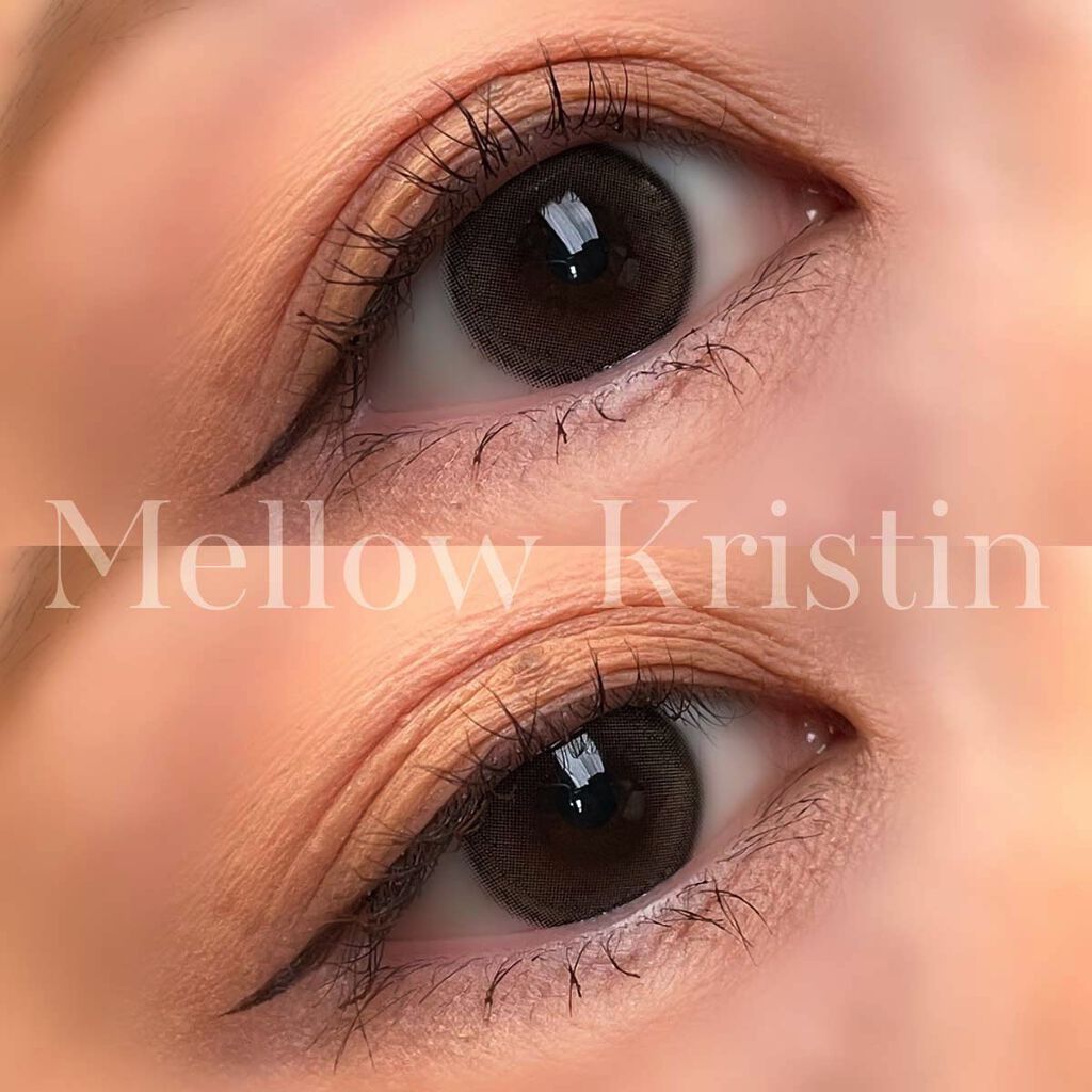 Mellow Kristin/Hapa kristin/カラーコンタクトレンズを使ったクチコミ（2枚目）
