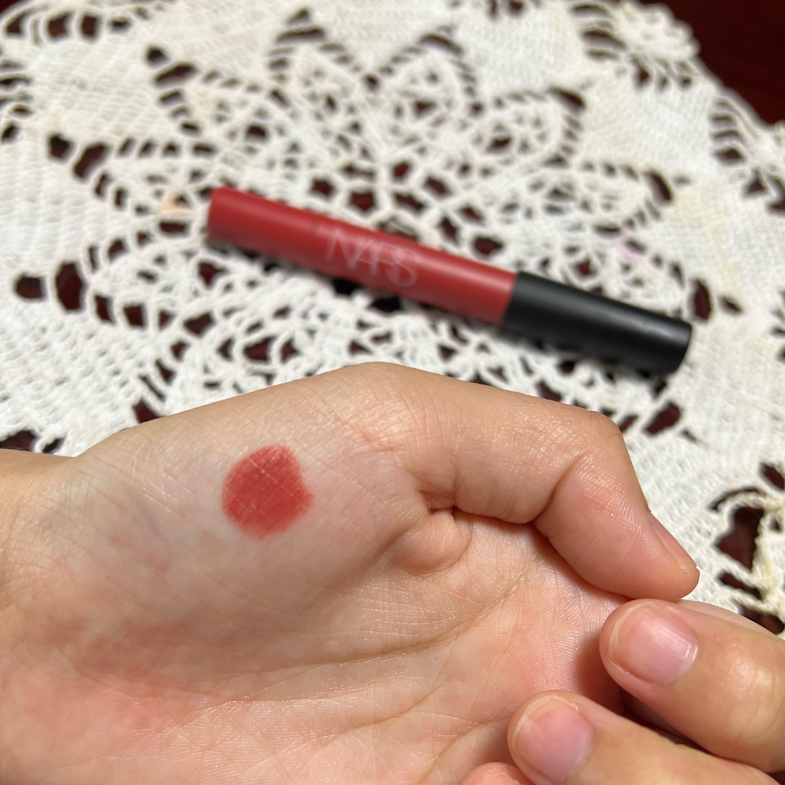 パワーマット ハイインテンシティ リップペンシル/NARS/口紅を使ったクチコミ（2枚目）